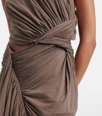 Robe DRKSHDW Fog en coton | Rick Owens