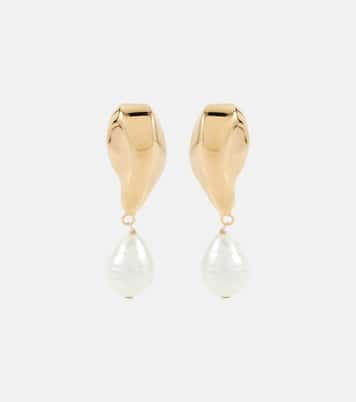 Boucles d’oreilles à perles fantaisie | Oscar de la Renta