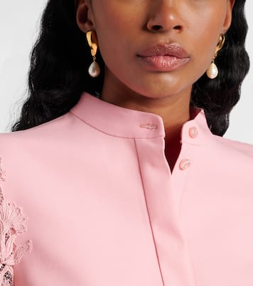 Boucles d’oreilles à perles fantaisie | Oscar de la Renta