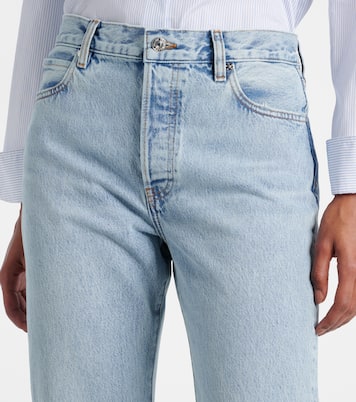 Staple high-rise straight jeans | Frame