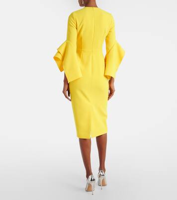 Robe midi Vander en crêpe de satin | Roksanda