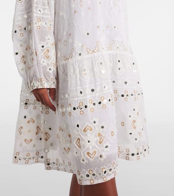 Robe brodée en coton | Juliet Dunn