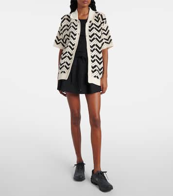 Polohemd Anais aus Häkelstrick | Varley