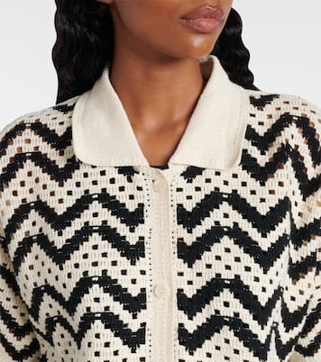 Polohemd Anais aus Häkelstrick | Varley