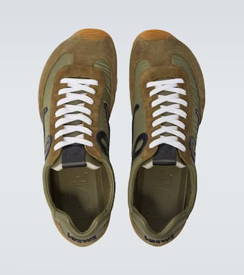 Ballet Runner 2.0 suede-trimmed sneakers | Loewe