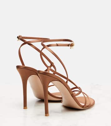 Sandalen 105 aus Satin | Gianvito Rossi