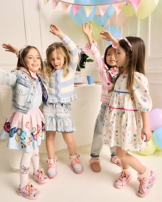 X Disney® - Minigonna di jeans Stitch  | Monnalisa