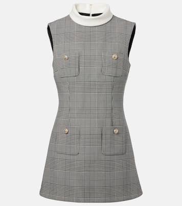 Robe Prince de Galles à carreaux | Self-Portrait