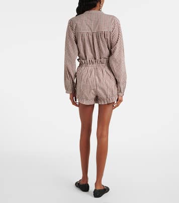 Short Callie en coton à carreaux | Posse