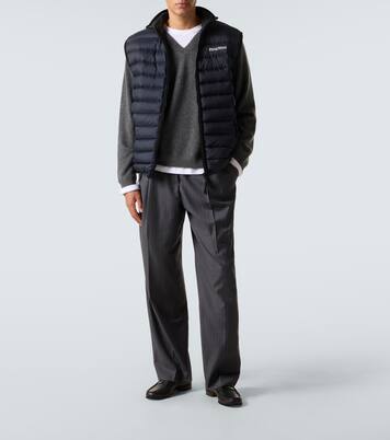 Layered cashmere sweater | Miu Miu