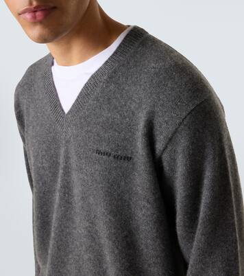 Layered cashmere sweater | Miu Miu