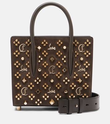 Paloma Small embellished suede tote bag | Christian Louboutin