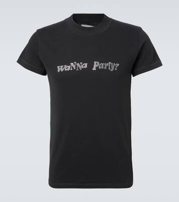 Embellished cotton jersey T-shirt | ERL