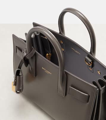 Sac De Jour Nano leather tote bag | Saint Laurent