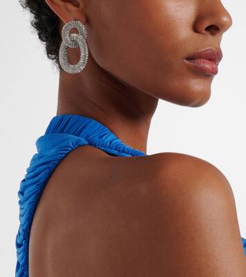 水晶缀饰耳坠 | Self-Portrait