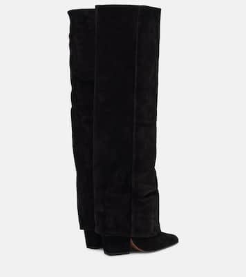Jane 100 suede knee-high boots | Paris Texas