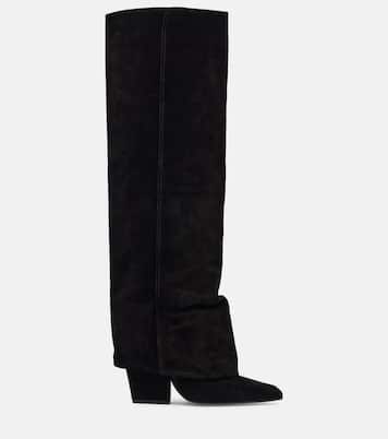 Jane 100 suede knee-high boots | Paris Texas
