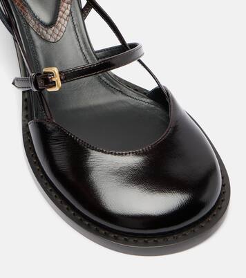 Slingback-Pumps aus Leder | Dries Van Noten