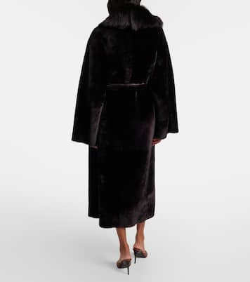 Wendbarer Mantel Isadora aus Shearling | Nour Hammour