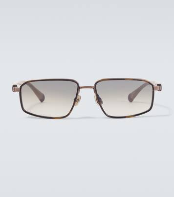 Lunettes de soleil Jarama rectangulaires | Brunello Cucinelli