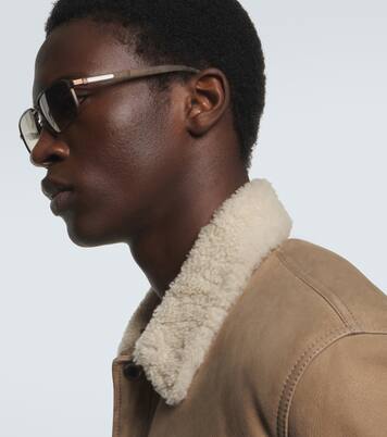Lunettes de soleil Jarama rectangulaires | Brunello Cucinelli