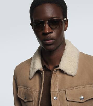 Lunettes de soleil Jarama rectangulaires | Brunello Cucinelli