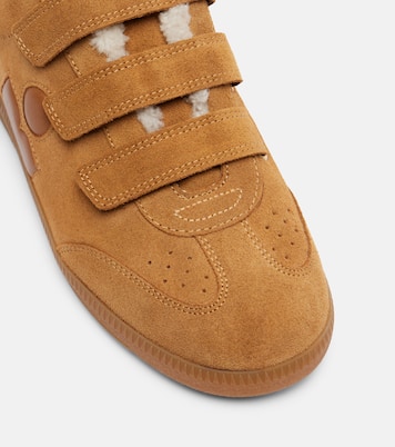 Sneakers Beth aus Veloursleder mit Shearling | Isabel Marant