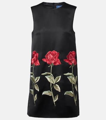 Miniabito Yvonne con ricamo floreale | Leo Lin