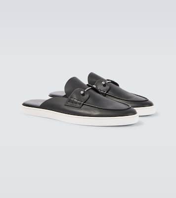 Mules Chanme en cuir | Christian Louboutin