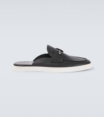 Mules Chanme en cuir | Christian Louboutin