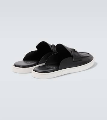 Mules Chanme en cuir | Christian Louboutin