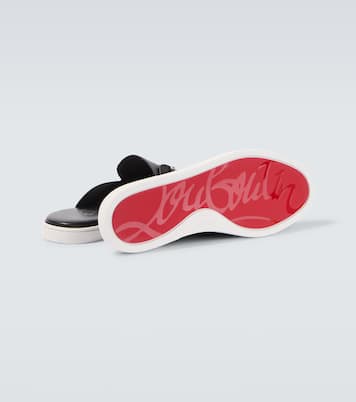 Mules Chanme en cuir | Christian Louboutin
