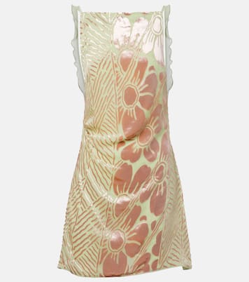 Minikleid Ventura aus Samt und Mesh | SIR