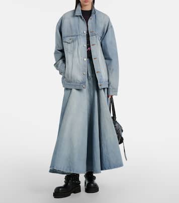 Venom City leather biker boots | Balenciaga