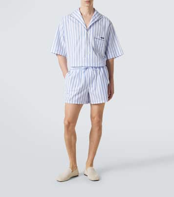 Short rayé en coton et soie | Dolce&Gabbana