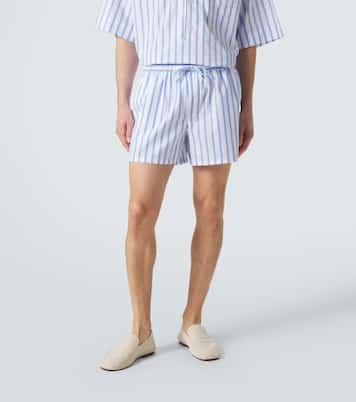 Short rayé en coton et soie | Dolce&Gabbana