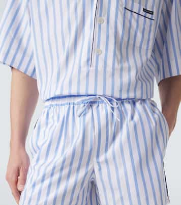 Short rayé en coton et soie | Dolce&Gabbana