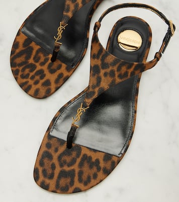 Sandales Cassandra en gros-grain | Saint Laurent