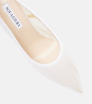 Voile 105 satin-trimmed tulle pumps | Aquazzura