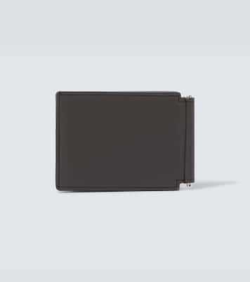 Logo debossed leather wallet | Brunello Cucinelli