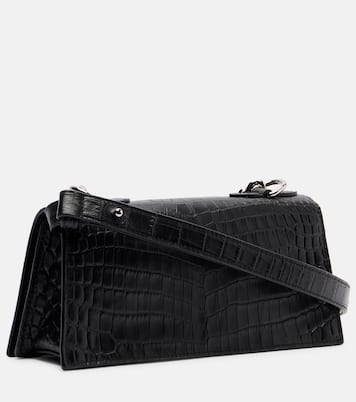 Bolso al hombro Jewelled Small de piel grabada | McQueen