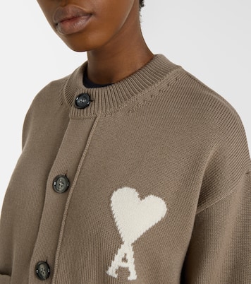 Cardigan Ami de Cœur in lana e cotone | Ami Paris