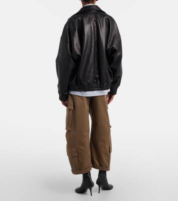 Pama cropped cotton twill barrel-leg cargo pants | Acne Studios