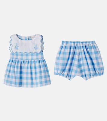Baby Viola dress and bloomers set | Bebe Organic