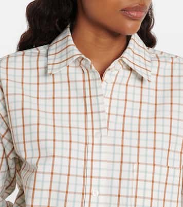 Ellis checked cotton shirt | Victoria Beckham