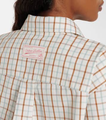 Ellis checked cotton shirt | Victoria Beckham