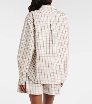 Ellis checked cotton shirt | Victoria Beckham