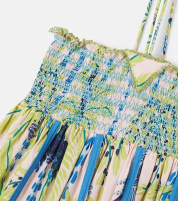 Bedrucktes Kleid Cycas  | Poupette St Barth Kids