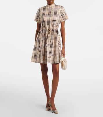 Minikleid Burberry Check aus Baumwolle | Burberry