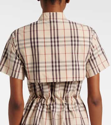 Minikleid Burberry Check aus Baumwolle | Burberry